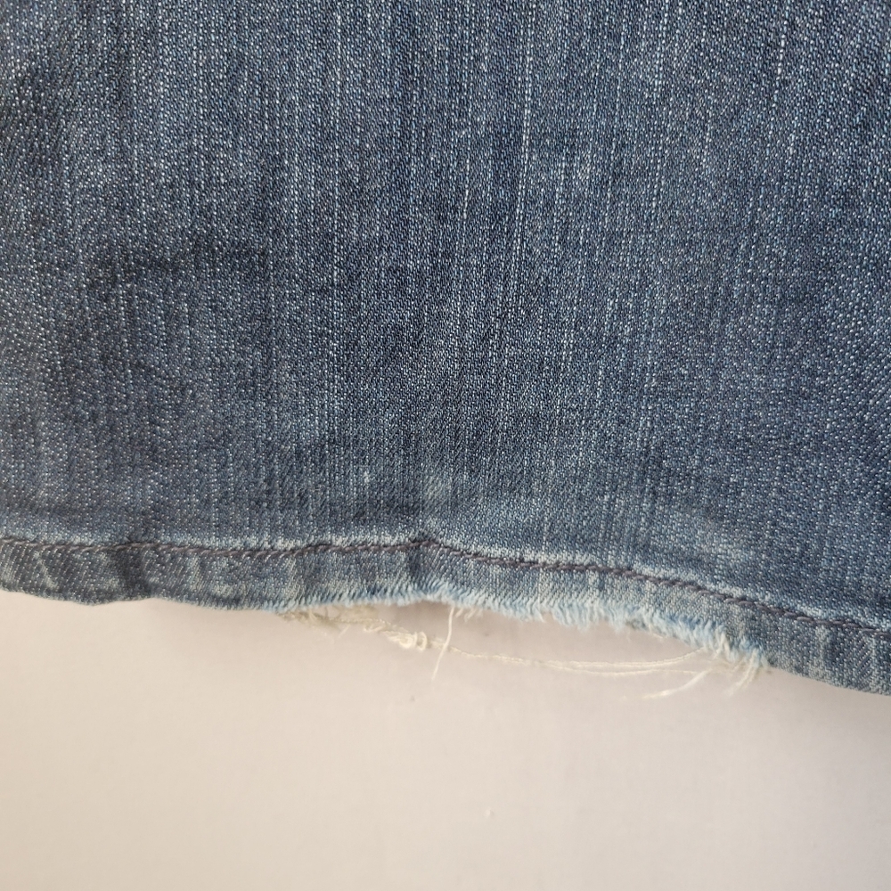 Seven 7 Women's Straight Leg Denim Jeans Dark Wash 12 - Picture 11 of 16